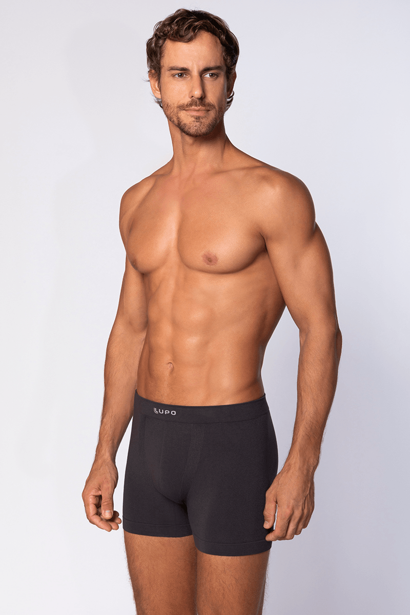 Cueca Adulto Boxer Micromodal Sem Costura Lisa Lupo: Pague 3 leve 5 por 87.90
