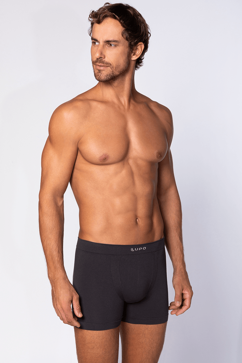 Cueca Adulto Boxer Micromodal Sem Costura Lisa Lupo: Pague 3 leve 5 por 87.90