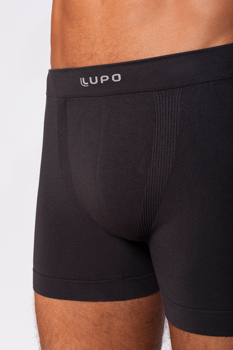 Cueca Adulto Boxer Micromodal Sem Costura Lisa Lupo: Pague 3 leve 5 por 87.90