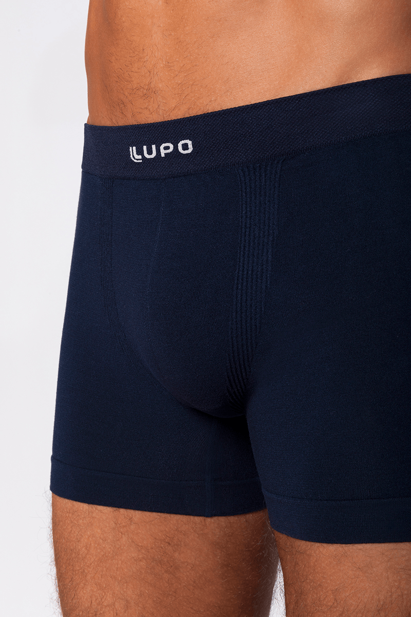 Cueca Adulto Boxer Micromodal Sem Costura Lisa Lupo: Pague 3 leve 5 por 87.90