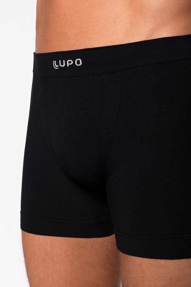 Cueca Adulto Boxer Micromodal Sem Costura Lisa Lupo: Pague 3 leve 5 por 87.90