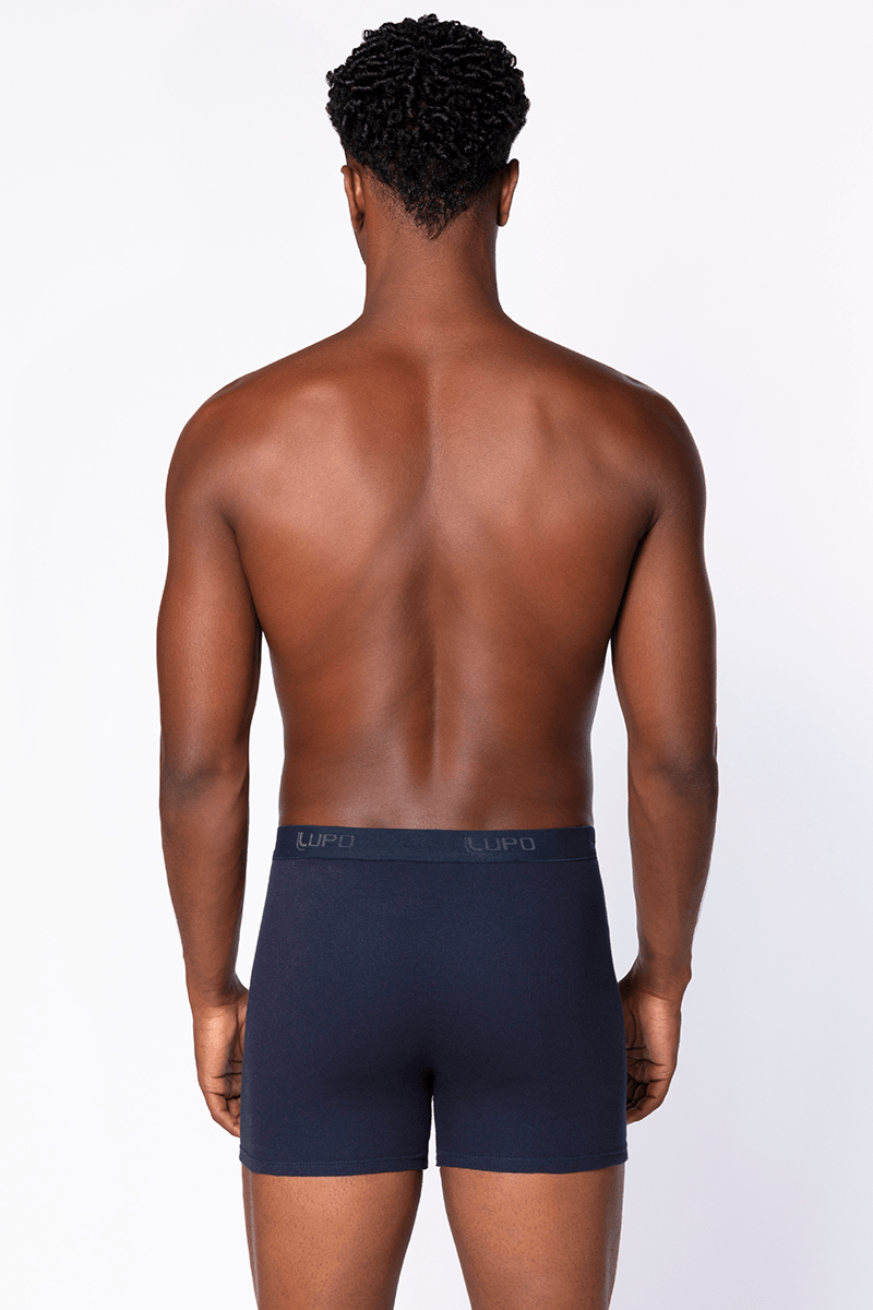 Cueca Boxer Adulto Algodão Com Abertura Lupo