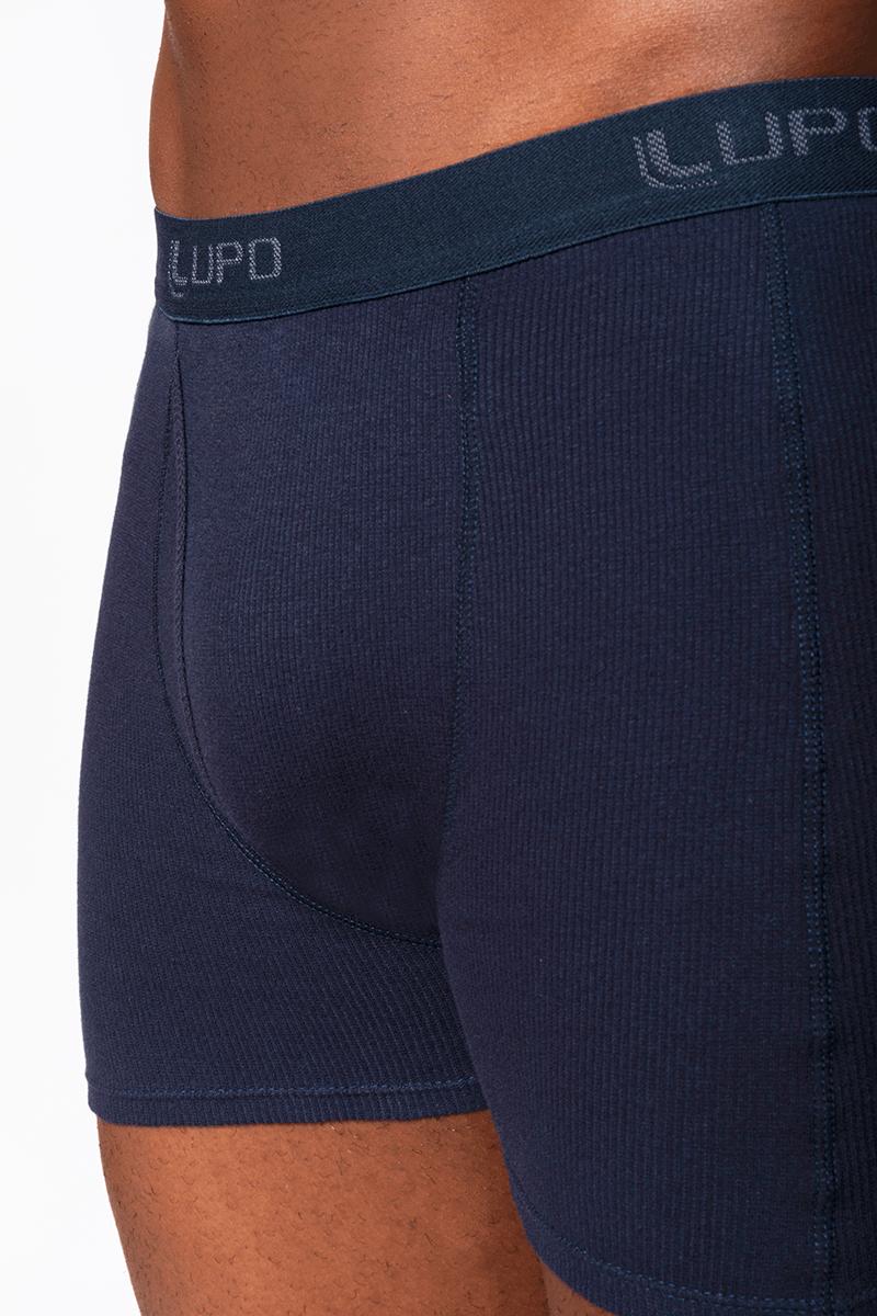 Cueca Boxer Adulto Algodão Com Abertura Lupo