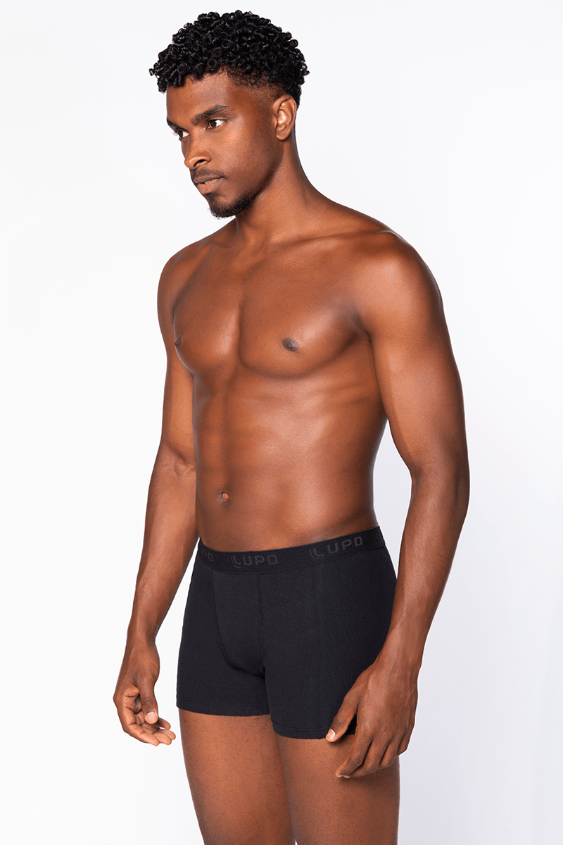 Cueca Boxer Adulto Algodão Com Abertura Lupo
