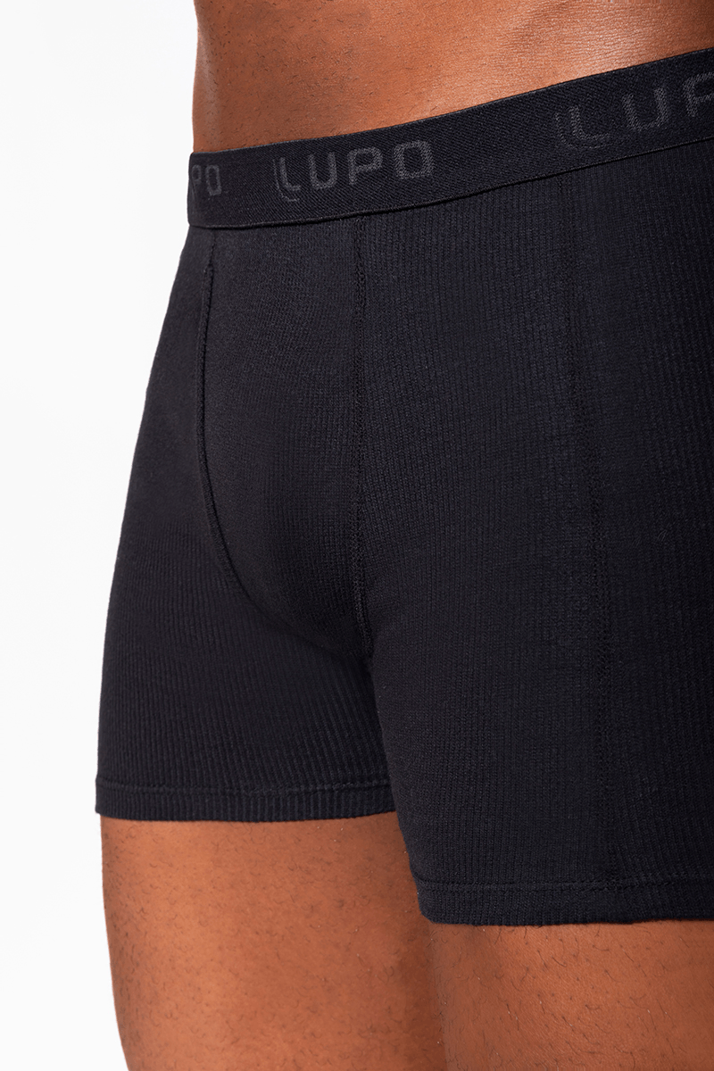 Cueca Boxer Adulto Algodão Com Abertura Lupo