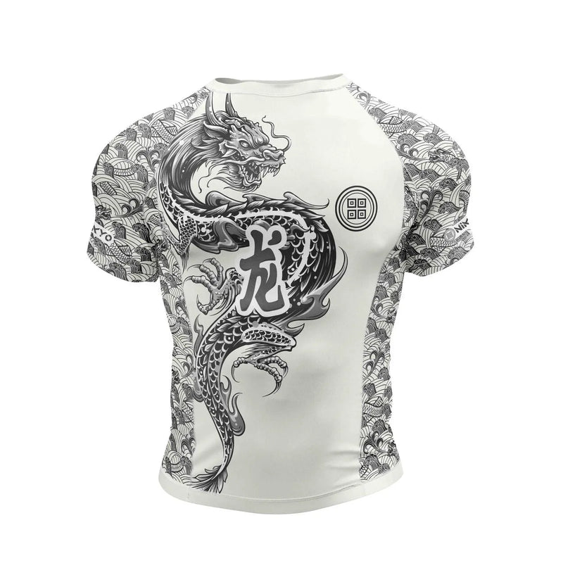 Kit Rashguard No Gi Camuflado e Dragão Oriental [PAGUE 1 LEVE 2]